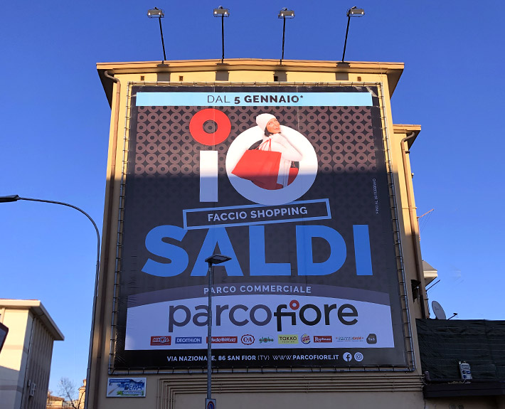 8x9 Affissione maxi Parcofiore San Fior Treviso