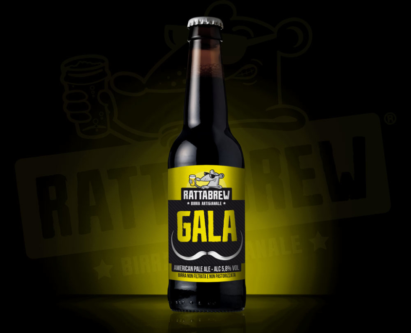 Etichetta Birra Gala Rattabrew