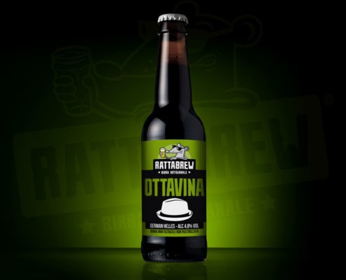 Etichetta Birra Ottavina Rattabrew